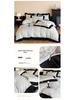 Fashion Soft Cotton Warm Black Lace Four-piece Bedding Set - New Style