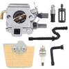 112-5120-0615 Carburetor Kit for Stihl MS360 036 MS340 034 Chaaw Replace 1125-120-0651 112-5120-0614 112-5120-0613 C3A-S31A