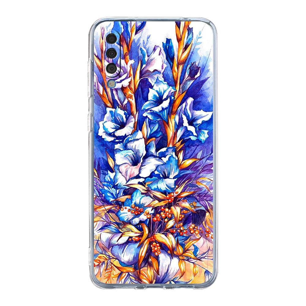 

Красивый чехол для телефона с цветком розы для Samsung Galaxy A52 A50 A70 A10 A30 A40 A20S A20E A02S A12 A22 A72 A32 5G A04s Прозрачный чехол Samsung A12