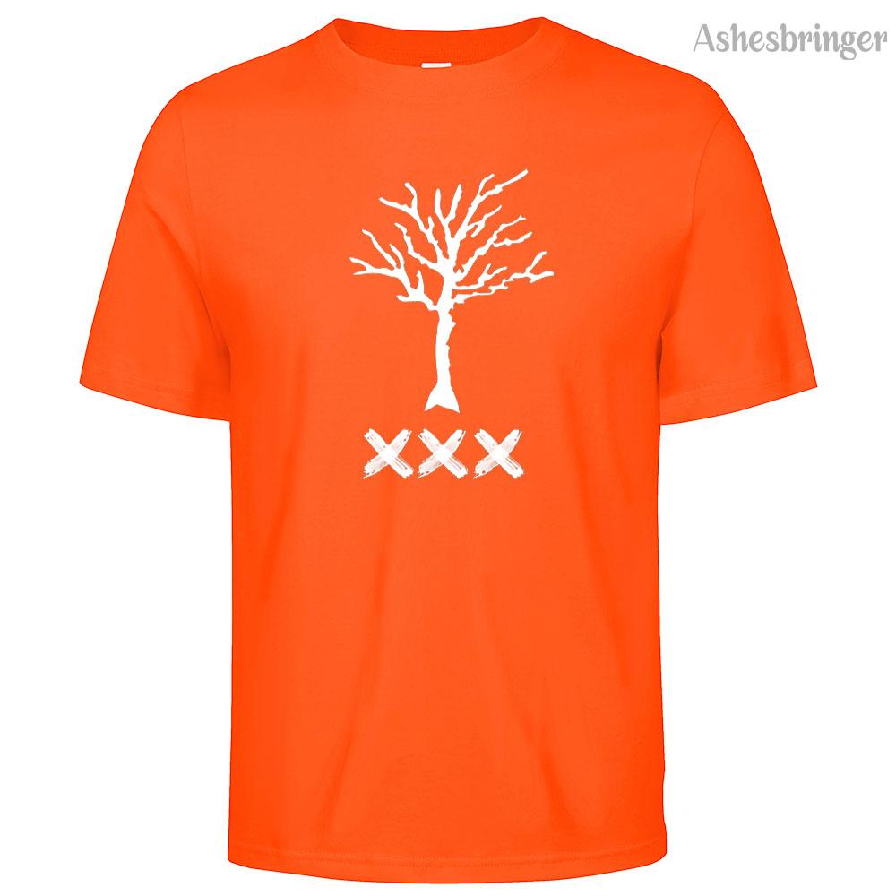 Camiseta de Algodão Masculina XXXTENTACTION Gola Redonda Casual Estilo de Rua Moda Tops Respiráveis para Homens e Mulheres