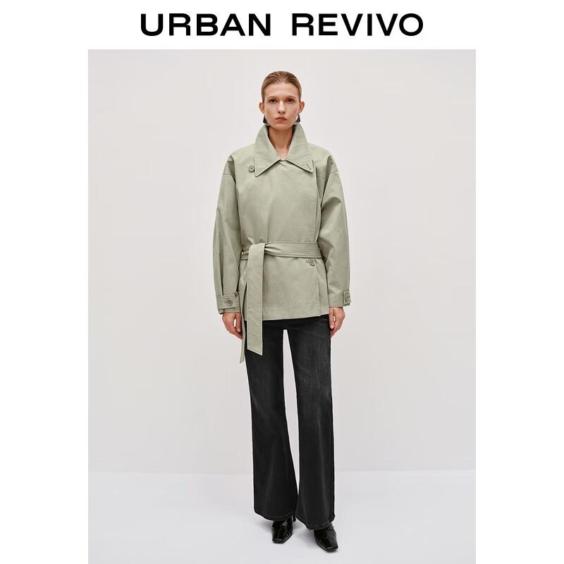 UR 2025 Winter Women s Belted Loose Trench Coat L