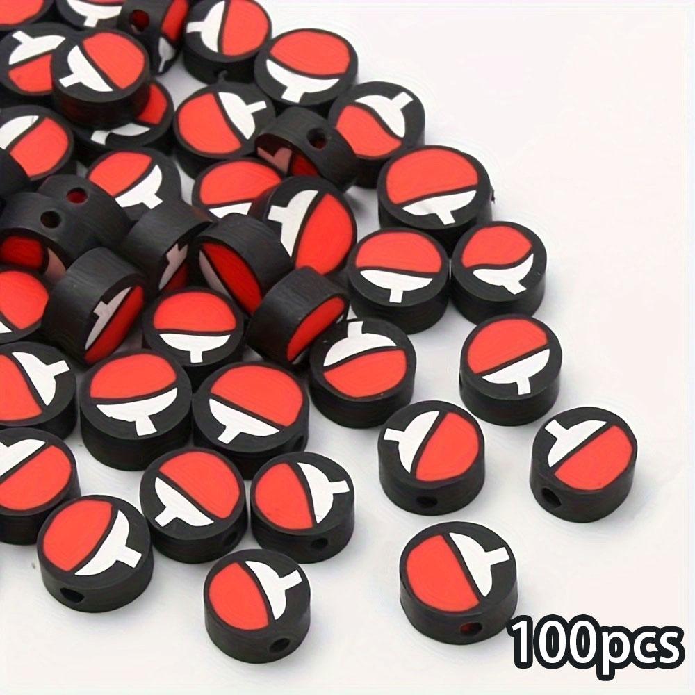 

100/300/500 штук аксессуаров для самостоятельного изготовления ракеток для настольного тенниса в спортивном стиле, креативные формы ракеток для настольного тенниса в китайском стиле, глиняные бусины 100pcs