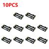 1-10pcs 18650 SMT Battery Holder 18650 SMD Battery Box With Bronze Pins Rechargeable Battery Holder Clip Storage Case Power Bank