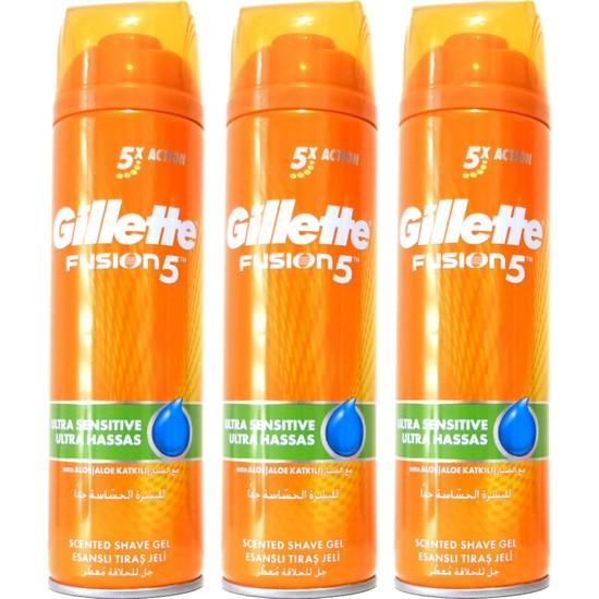 

Гель для бритья Gillette Fusion Ultra Sensitive 200 мл x 3 шт.