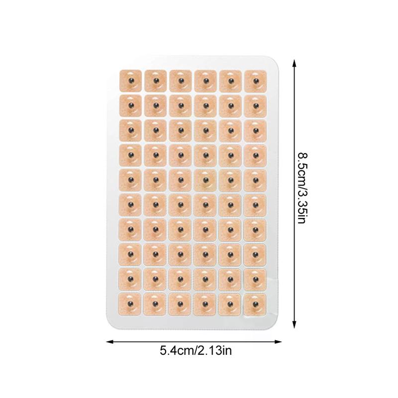 600Pcs/Bag Ear Care Ear Acupuncture Massage Therapy Needle Patch Seeds Sticker Auriculotherapy Vaccaria 1/2/3/4 Capsules