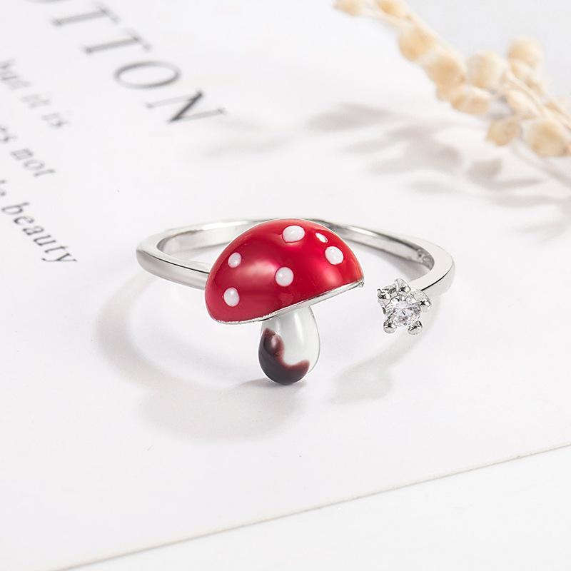 925 Sterling Silver Plated Sun Moon Sunflower Heart Rings for Women Original Flower Wedding Crystal Luxury Jewelry R5375
