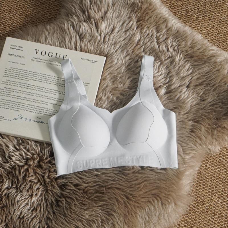 

Нижнее белье большого размера Женский тонкий бюстгальтер с эффектом пуш-ап Бюстгальтер против провисания и Двубортный бюстгальтер 5XL синий