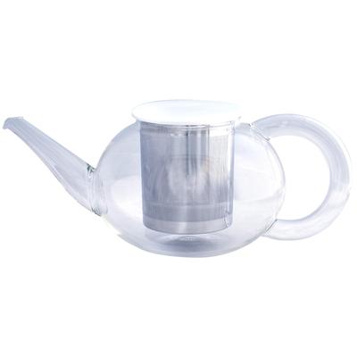Smith & Shu Bai Hao Teekannen Klare Glasteekanne mit klarem Griff (1200ml)