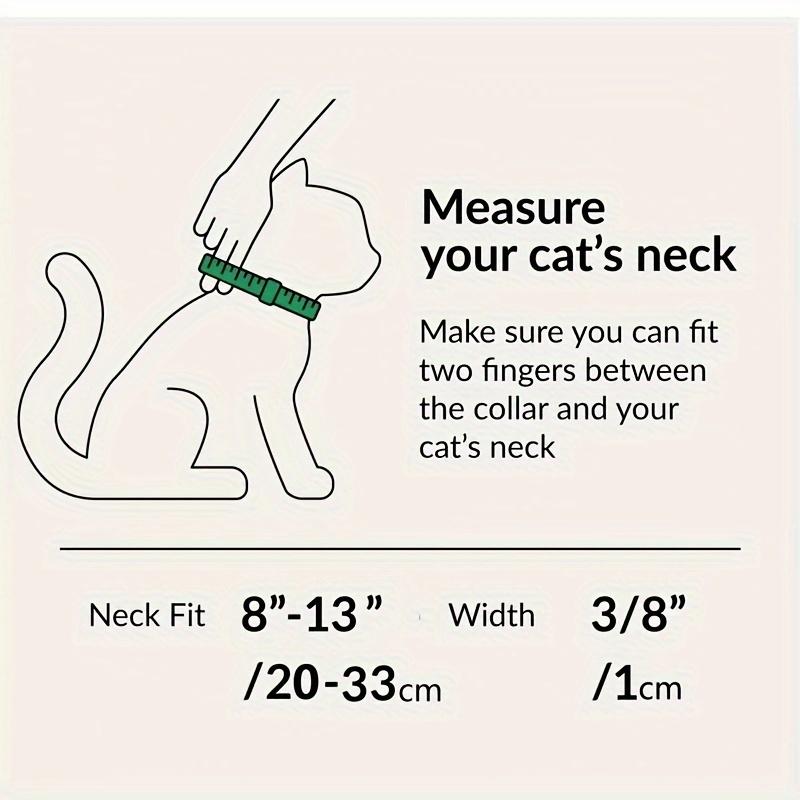 Exquisite floral bestickte Katzenhalsbänder, verstellbare und strapazierfähige Haustierhalsbänder, Katzenzubehör, niedliches Katzenhalsband mit Glöckchen   Perfekt