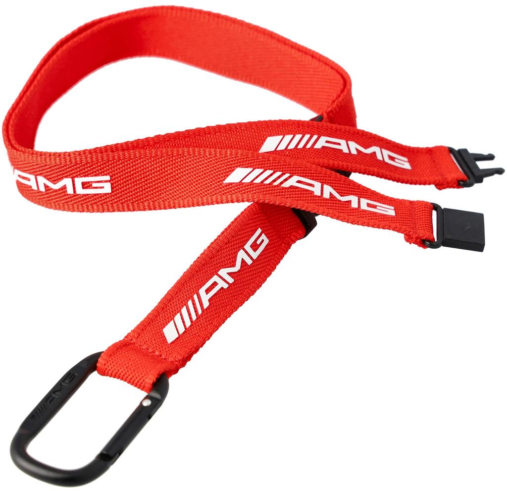 Collection Genuine Neck Red Mercedes-Benz Mercedes-AMG Strap,