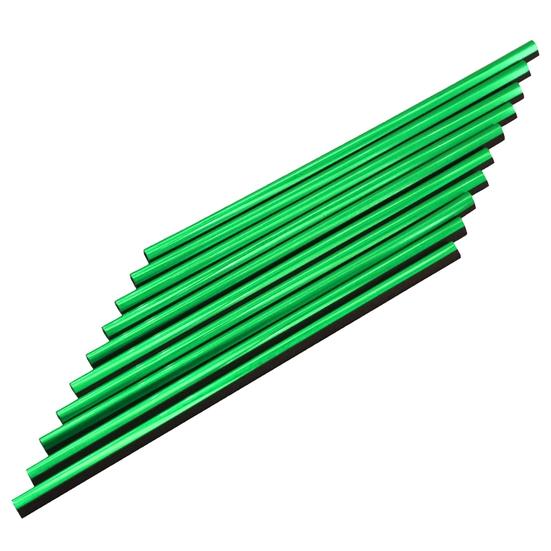 

10 шт., воздушная ПВХ U-образная вентиляционная полоса, гибкая форма, универсальная решетка для кондиционера зелёный