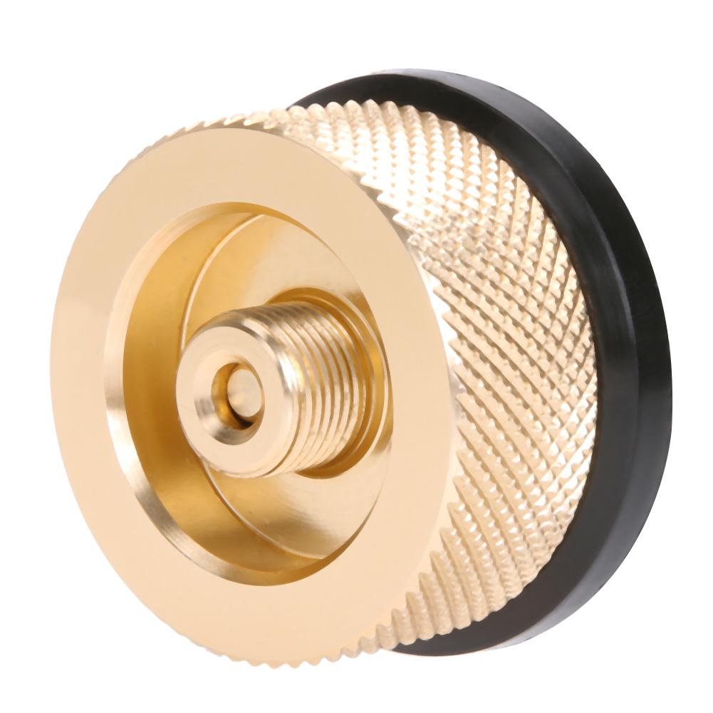 Aluminum Alloy Gas Adapter Converter Split Type Outdoor Camping Hiking Stove Burner Adaptor Auto-off Furnace Converter Connector