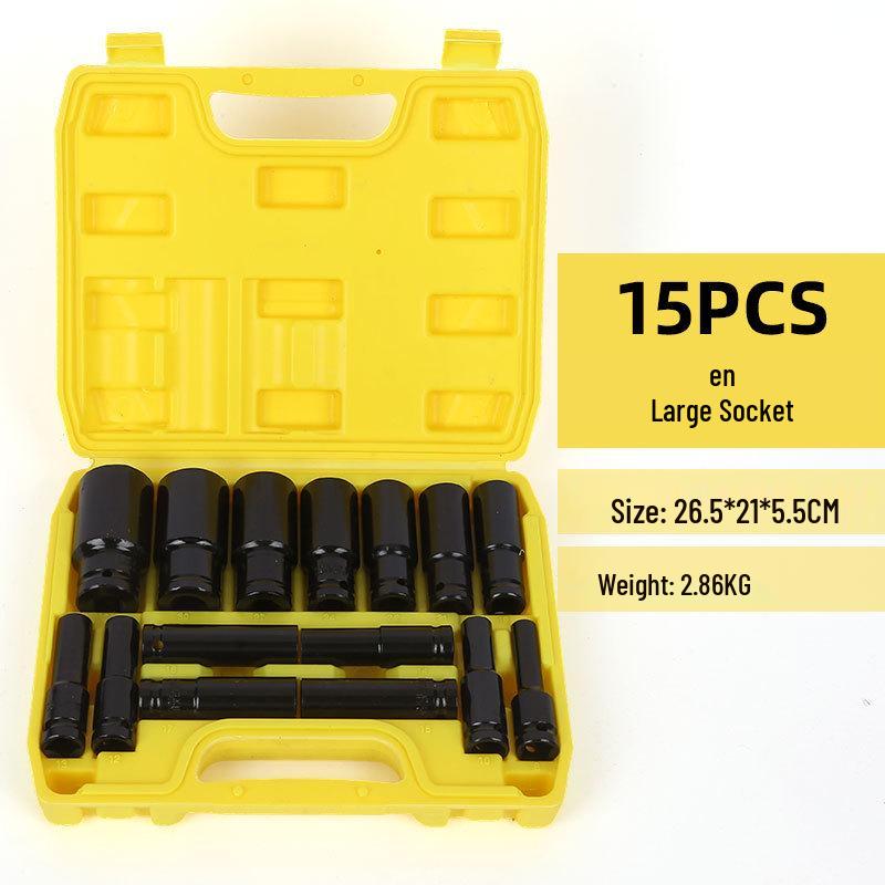 32-Piece Socket Wrench and Ratchet Set for Automotive Repair