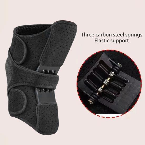Yousheng Knee Booster Brace with Spring Patella Joint Support Pad Knee Stabilizer Brace for Climbing And Squatting