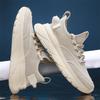 Fashion Black 2025 New Breathable Flying Woven Men's Shoes Spring and Summer Leisure Sports Shoes Lightweight Men's Net Cloth Shoes