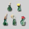5/6/11Pcs Mini Vase Refrigerator Magnet DIY Home Office Kitchen Locker Fridge 3D