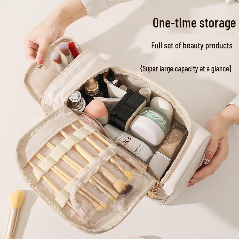 Large Capacity Portable Travel Cosmetic Bag