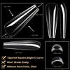 Clear Gel Nail Tips DIY Nail Extensions Transparent False Nails Art Decoration Long-Lasting Perfect for DIY Nail Art
