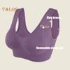 Seamless Sports Bras for Women Large Size Wireless Brassiere Tank Top with Removable Pads Stretchy Yoga Bra