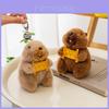Portachiavi Peluche Marmotta Con Suono Per Decorazione Zaino E Regali