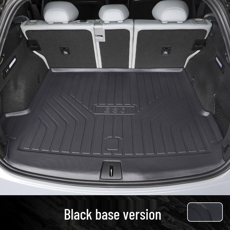 Compatible with 25 NIO ES6 models: TPE trunk mat, tailgate mat, door sill mat, and trunk cover.