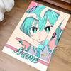 Custom personalization Hatsune Miku Print Area Rug - Soft, Washable Non-Slip Indoor Mat,Living Room,Home&Office Decorative Rug