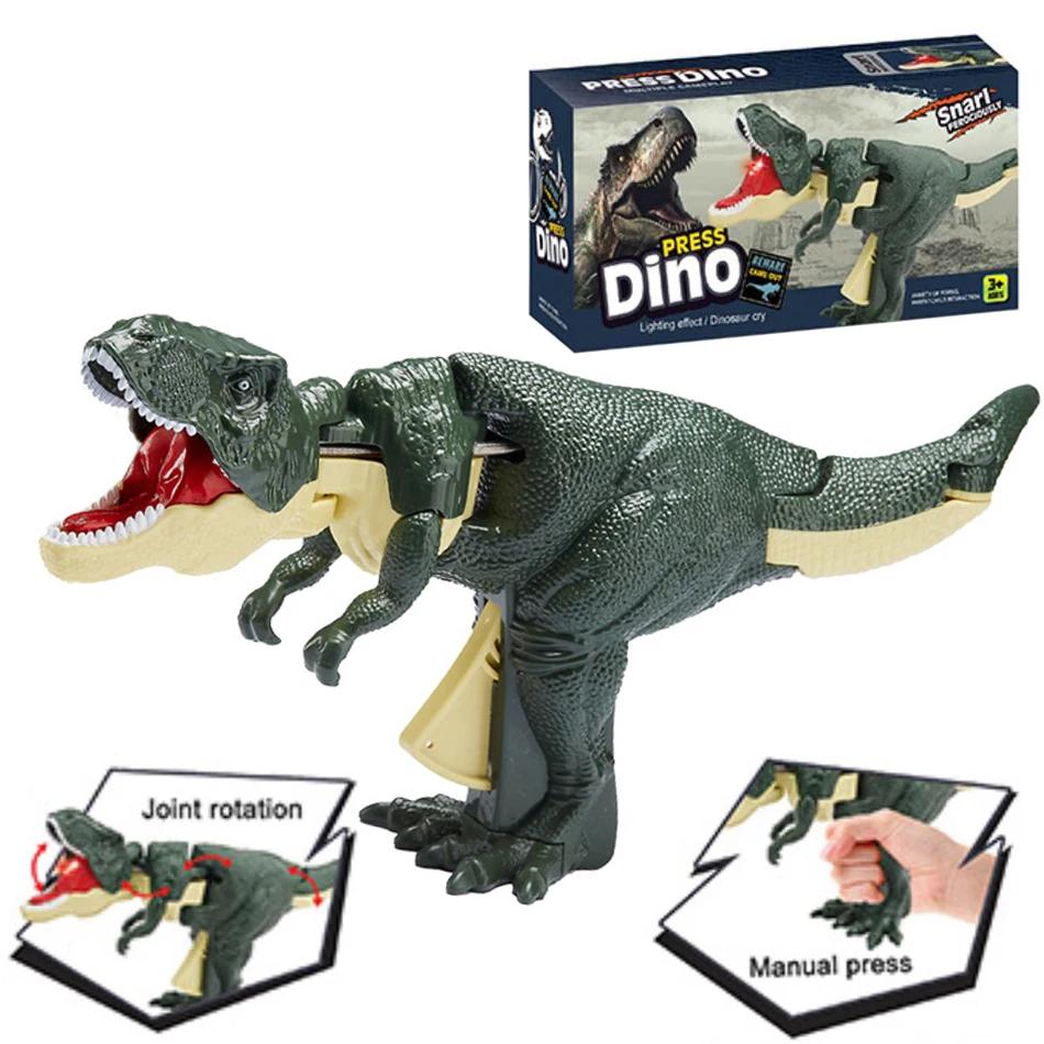 Zabawny Dźwięk Za Za Dinozaur Dzieci Dekompresja Zabawka na Baterie Ręcznie Obsługiwana Teleskopowa Huśtawka Dinozaur Zabawka Fidget dla Dzieci Prezent