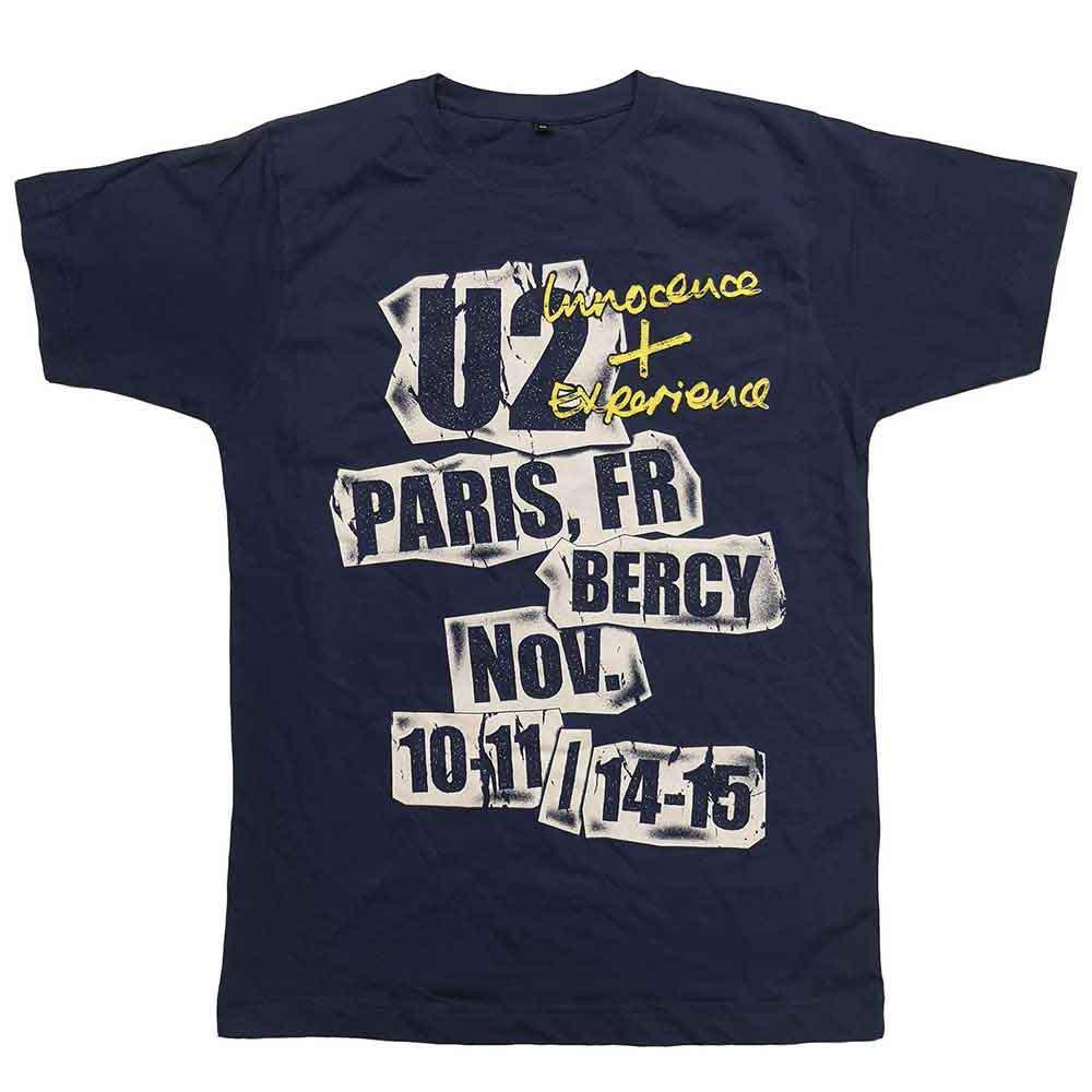 U2 I E Paris Event 2015 Official Men Unisex T-shirt L