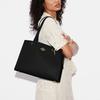 Coach Tatum 35 Large Capacity Leather Tote Crossbody Shoulder Bag Women bags Black C4078-IMF2L