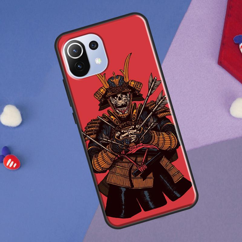 Japanese Style Samurai Art Cover For Xiaomi 14 Ultra 13 11T 12T 13T 14T Pro POCO X6 X7 Pro X3 X5 F3 F5 F6 M6 Pro Case