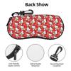 Hello Kitty Teddy Bear Cartoon Shell Eyeglasses Case Fashion Seamless Pattern Red Camouflage Glasses Case Sunglasses Box Pouch