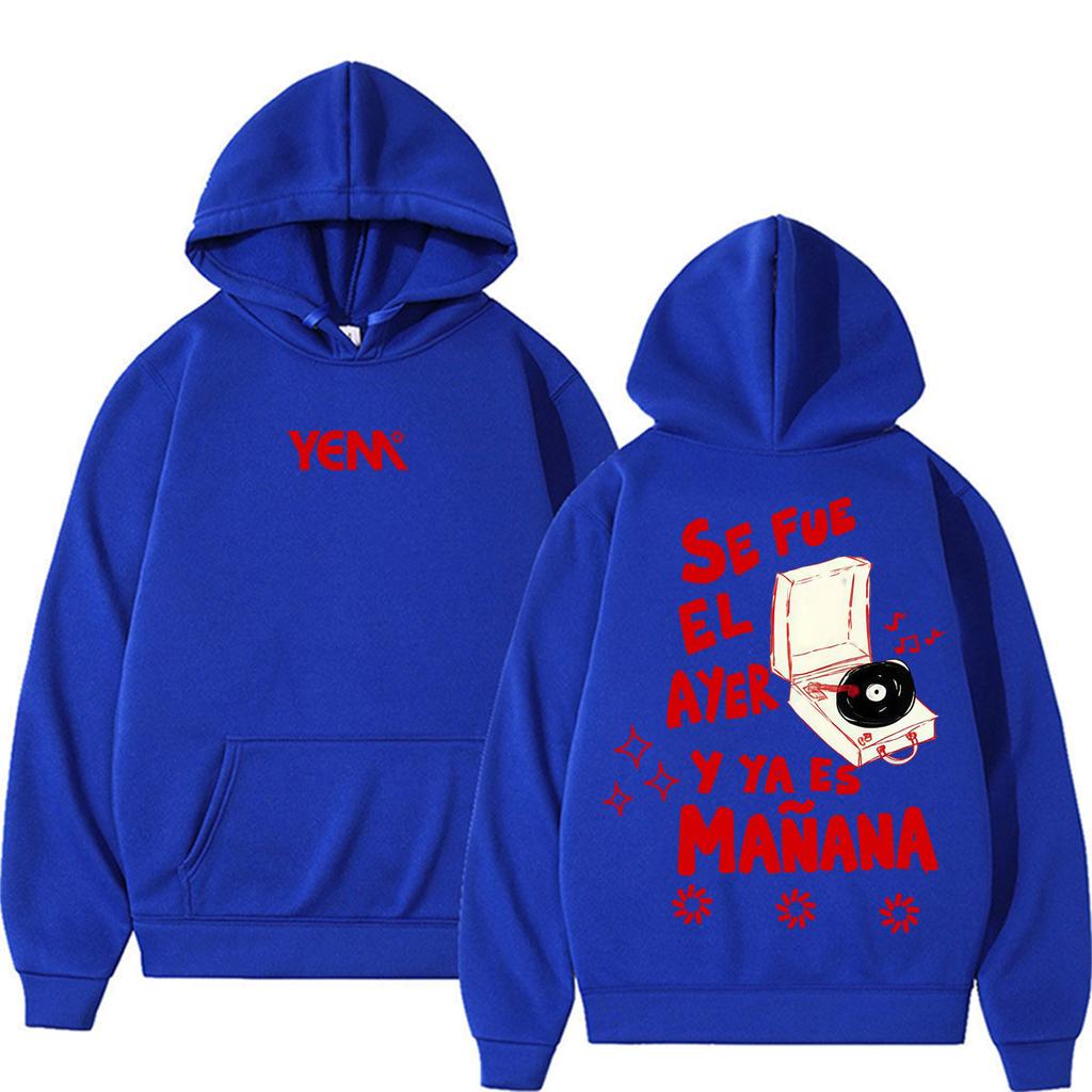 Morat Yem Se Fue El Ayer Y Ya Es Manana Print Hoodies Men Women Vintage Sweatshirts Casual Long Sleeve Pullovers