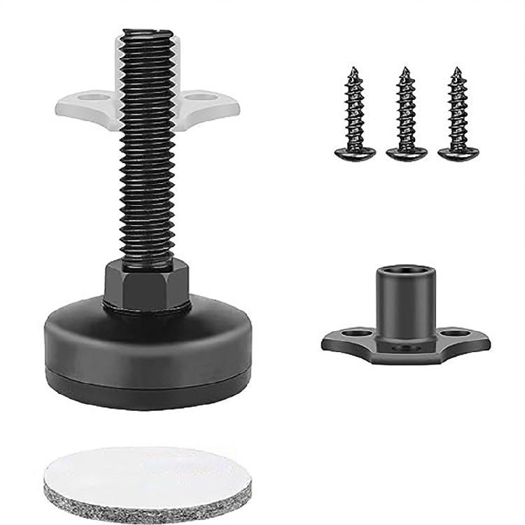 Large Capacity Furniture Feet Adjusters 3/8Inch Thread 4Pcs Portable Home Accessory for Tables and Workbenches