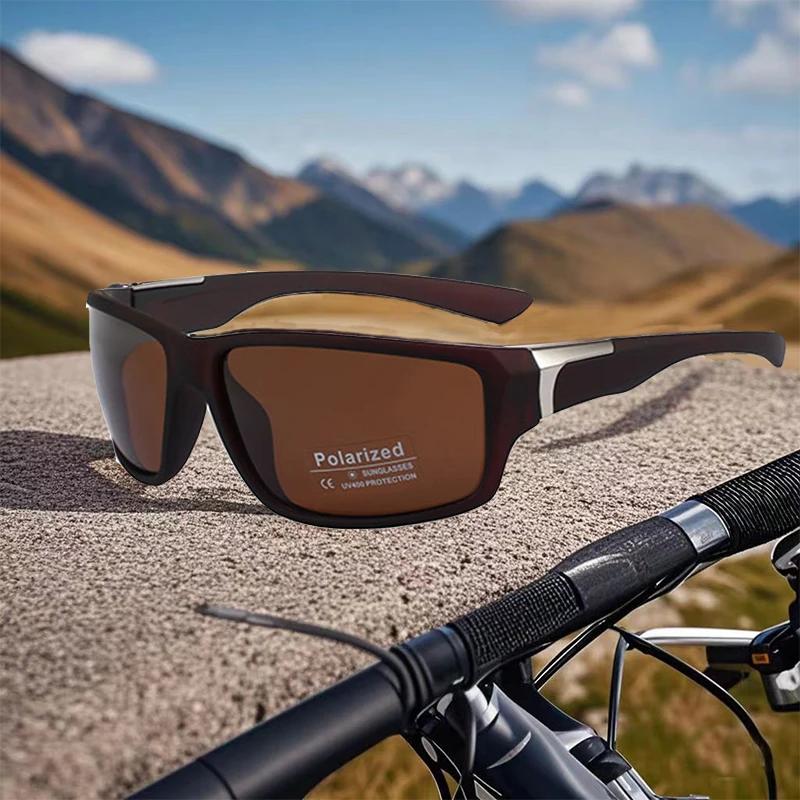 

New Brand Designer Luxury Polarized Men Sunglasses Outdoor Cycling Sports Driving Fishing Glasses Lenses Eyewear