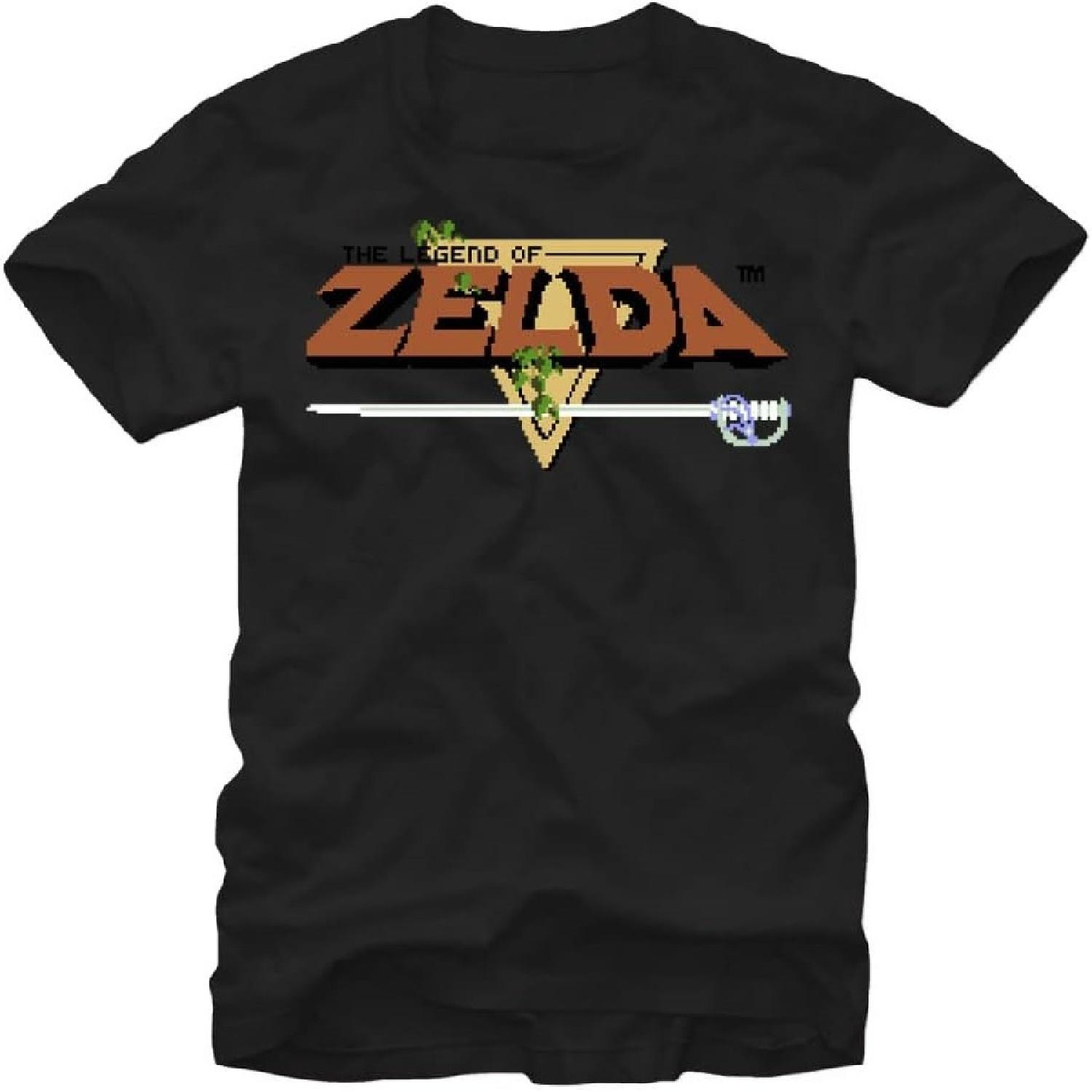 Nintendo Men s Big Original Zelda Title T-Shirt S