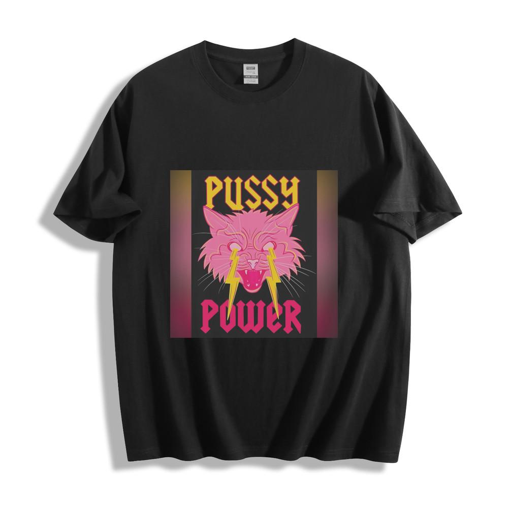 Футболка Pussy Power Cat Розовая Смелый Юмор Унисекс S