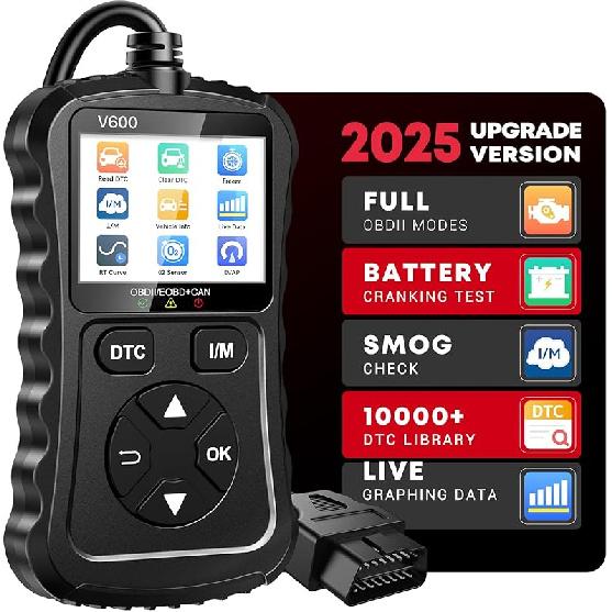 OBD2 Scanner Car Code Reader Support Voltage Test Plug And Play Fixd Car CAN Diagnostic Scan Tool Read And Clear Engine Error Codes For All OBDII