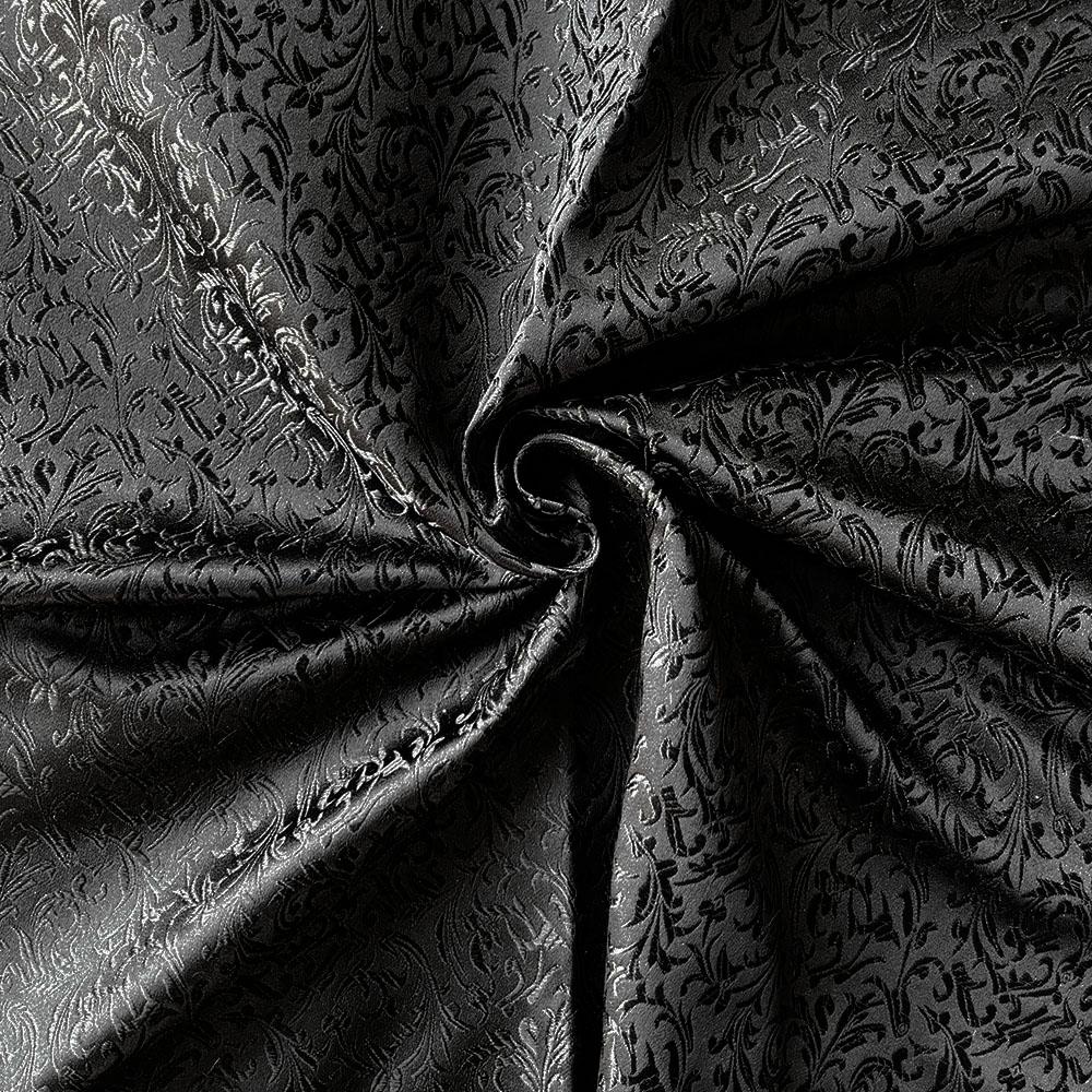 Brocade Jacquard Wheat Flower Pattern Damask Fabric For Silk Satin Girl's Dress Cheongsam Costume Curtain DIY Quilting Patchwork