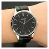 Casio Collection 30 Meters Waterproof Quartz Movement Leather Strap Japanese and Korean Watch Women's Watch Black Dial MTP-E133L-1EEF
