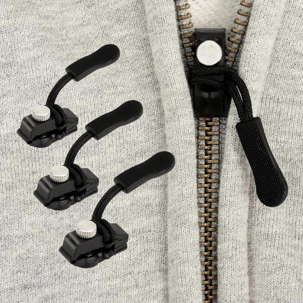 24 PCS for Jacket Bags Coat Free Sewing Universal Repair Kit Quick Instant Detachable Zipper Head Replacement Zipper Slider Pull