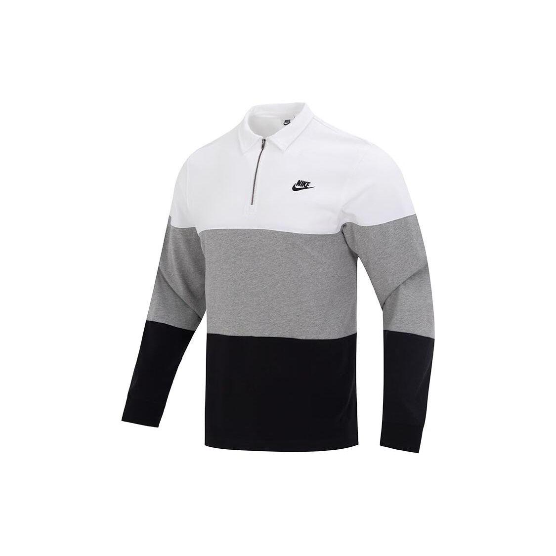 

Футболка Nike Retro Sports Breathable с длинным рукавом, логотипом бренда и приспущенными плечами, мужская, серая FB7798-100 XL