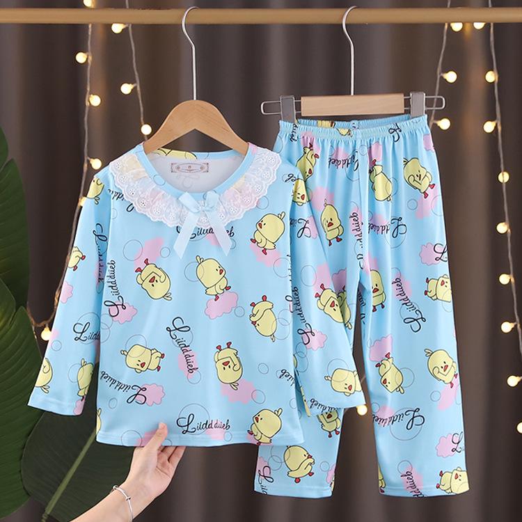 Girls' My Melody Princess Pajama Set - Long Sleeve, Cartoon Design for Spring and Autumn