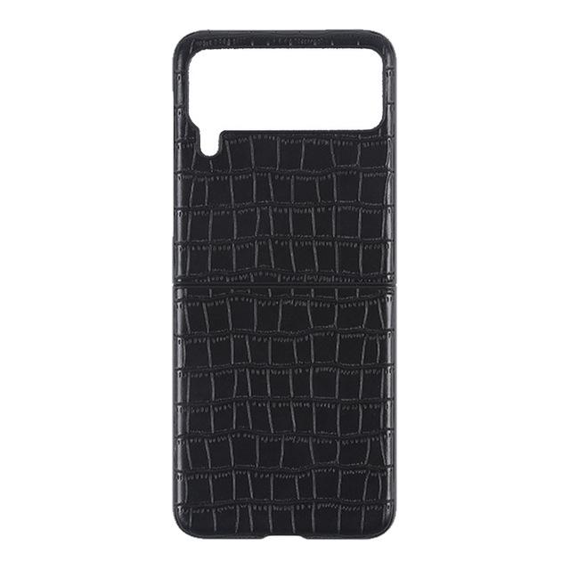 

Модний чохол із малюнком крокодила для Samsung Galaxy Z Flip 3 Cover Антидетонаційні розкішні чохли для ПК для Flip3 5g чорний