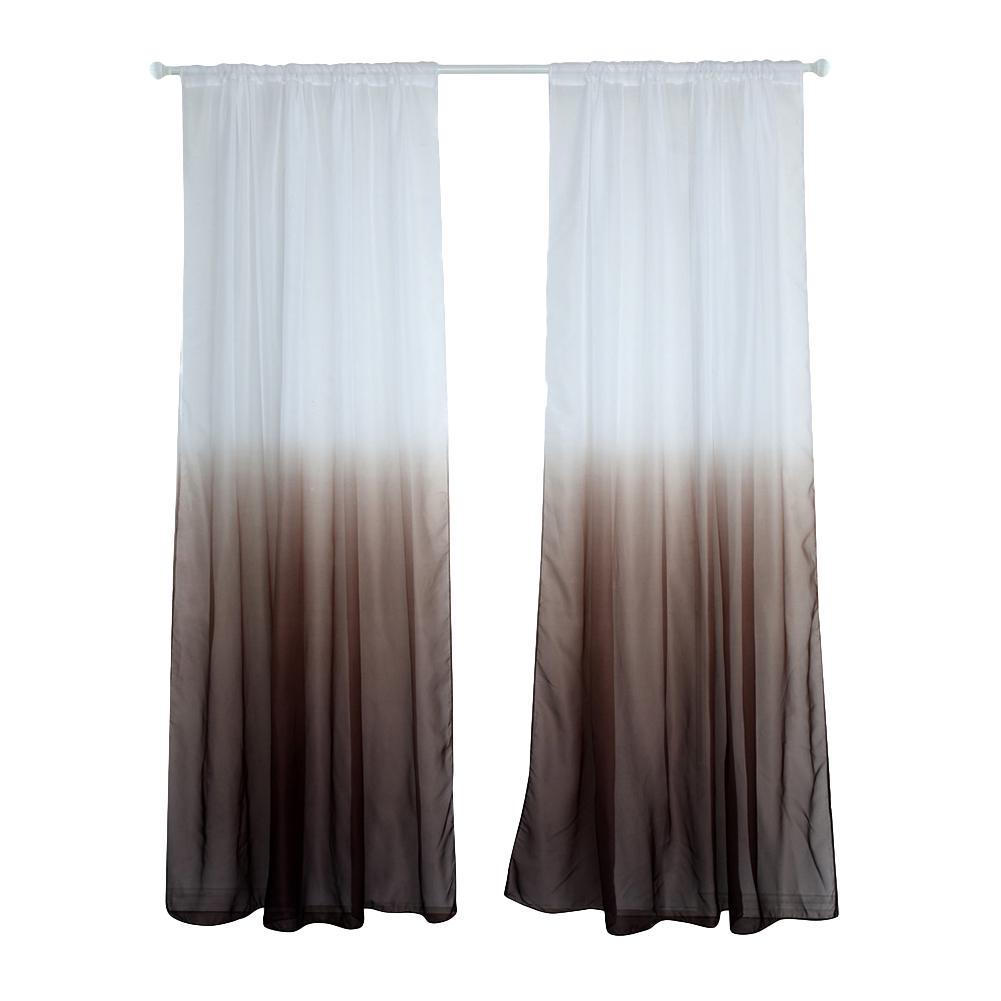 Yousheng Sheer Drape Valance Modern Gradient Color Window Tulle Curtain Bedroom Decor