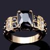 New Fashion  Inlaid Ring Multi-color Square Ladies Ring Whole Sale Rings for Women
