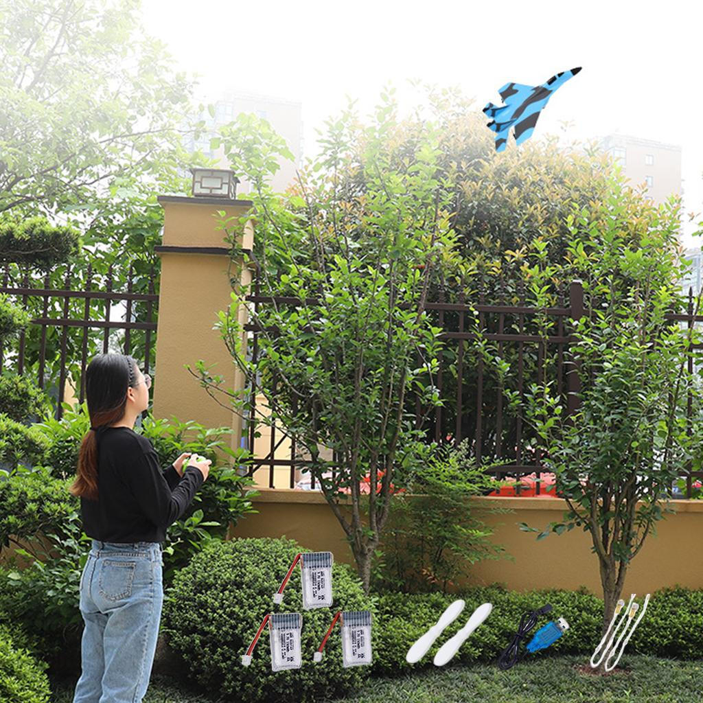 2 Channel Fixed Wing Foam RC Battery Powered Outdoor Toy Glider for Boys Gifts