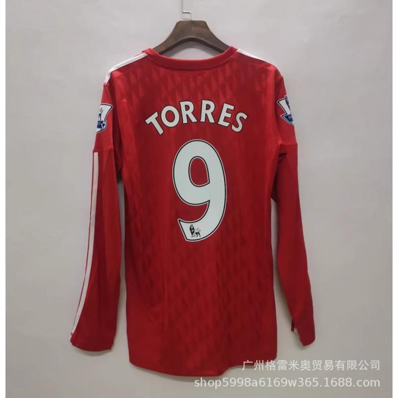 88-91 Home Jersey Vintage No. 8 Gerrard No. 9 Torres Football Jersey 01-03 Lisbon 28C Ronaldo