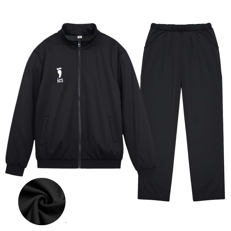 [ENDIANDUO] Karasuno High School, Nekoma High School, Inarizaki High School Jersey Cosplay Costume for Halloween (Karasuno, M)