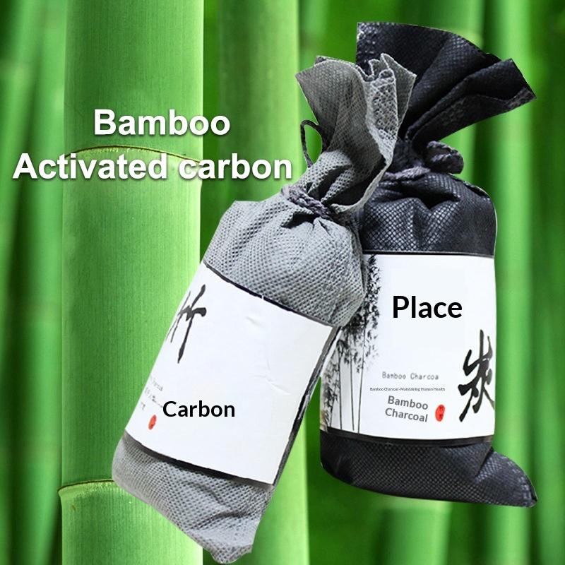 100G Activated Bamboo Charcoal Bag Air Purifying Bag Charcoal Deodorant Odor Remover Bag Car Bedroom