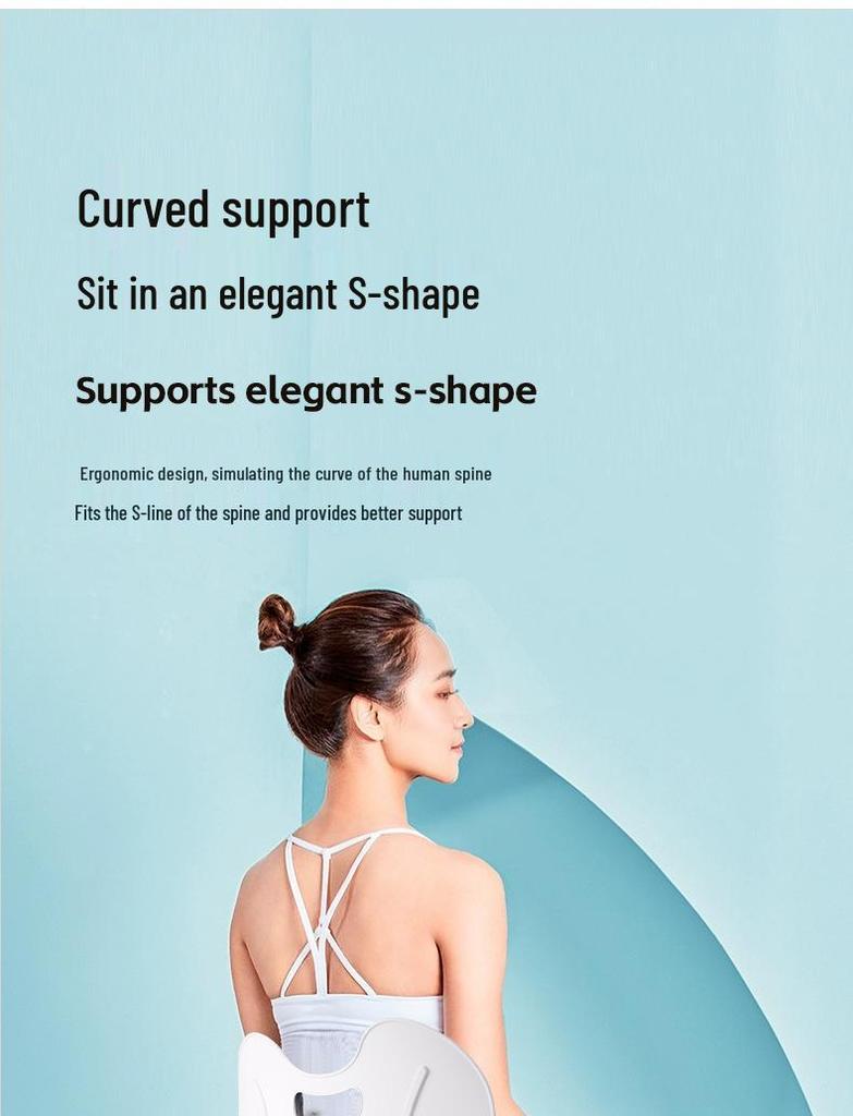 Ergonomic Lumbar Support Cushion for Posture Correction and Comfort In Long-Term Sitting